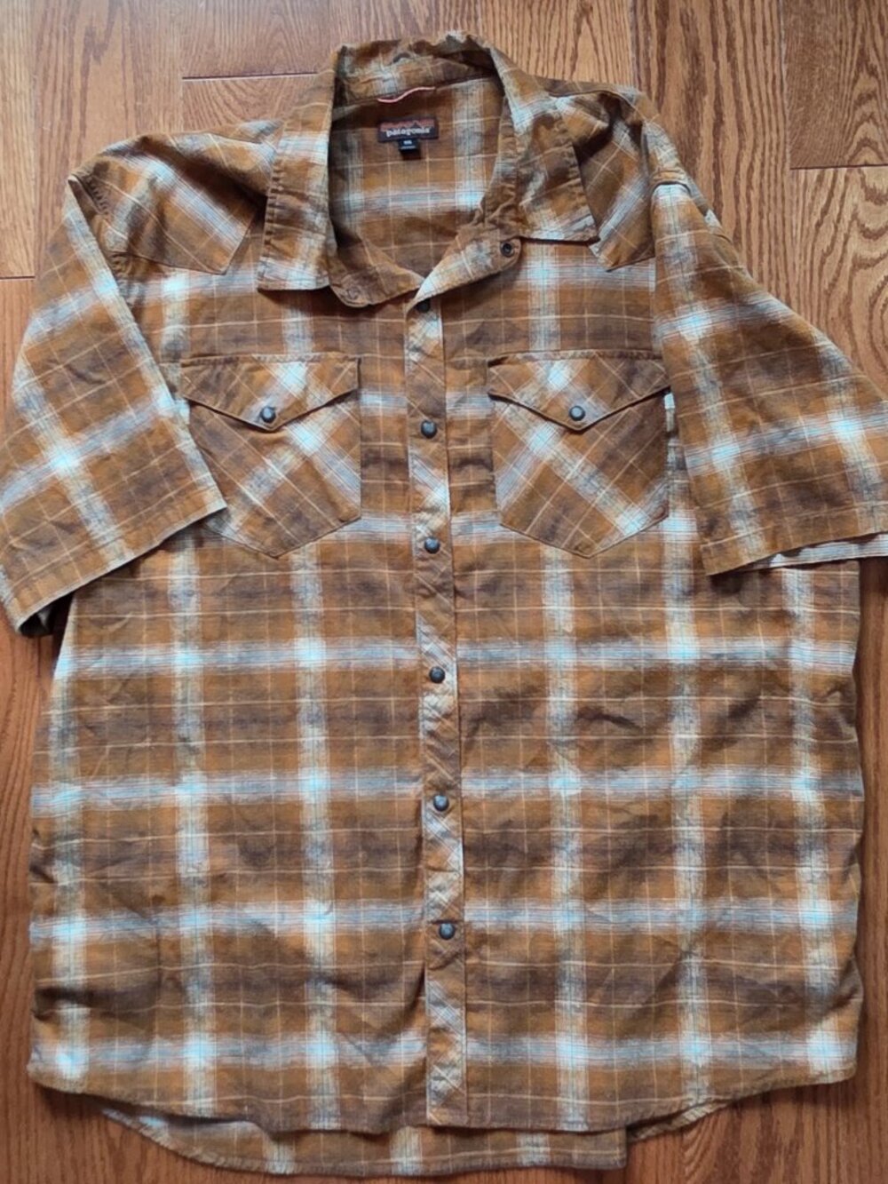 XXL Patagonia Western Snap Short Sleeve Shirt